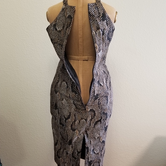 H&M Long Snake Pattern Dress - Picture 6 of 7